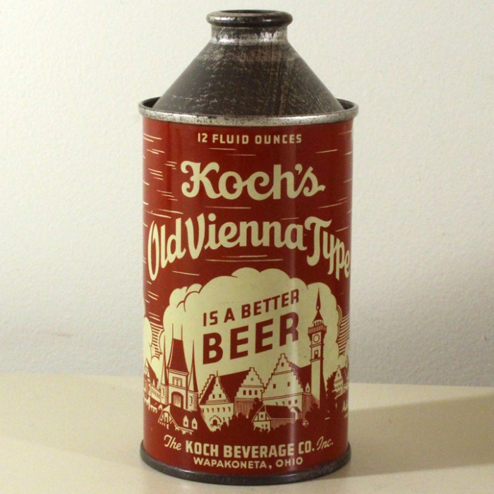 Lot Detail - Kochs Old Vienna Type Beer Cone Top NO ALC UNLISTED