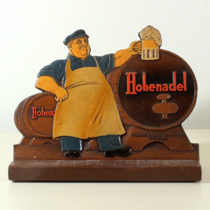 Hohenadel Beer Die-Cut Brewmaster Composite Sign Beer
