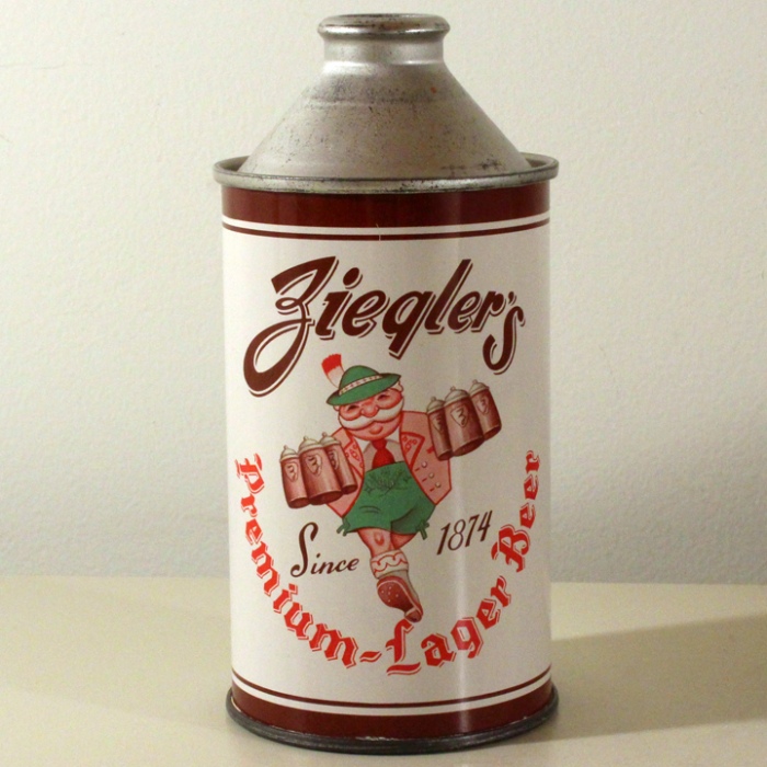 Ziegler's Premium Lager Beer 189-30 Beer