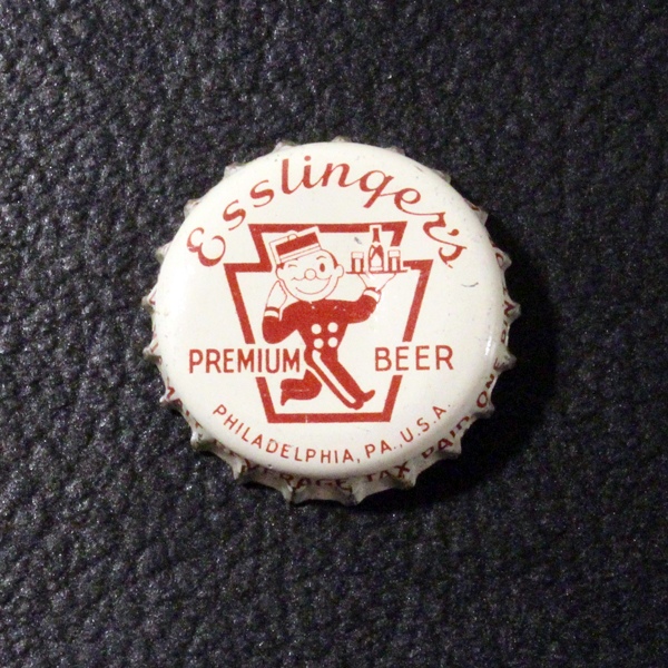 Esslinger's Premium Beer White Background PA Tax #3 Beer