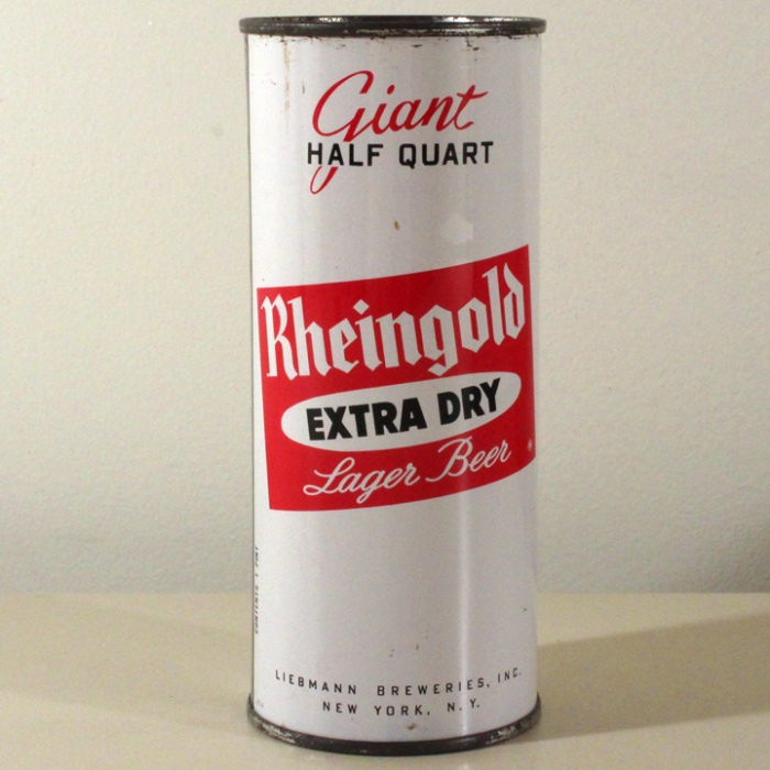 Rheingold Extra Dry Lager Beer 234-29 at Breweriana.com