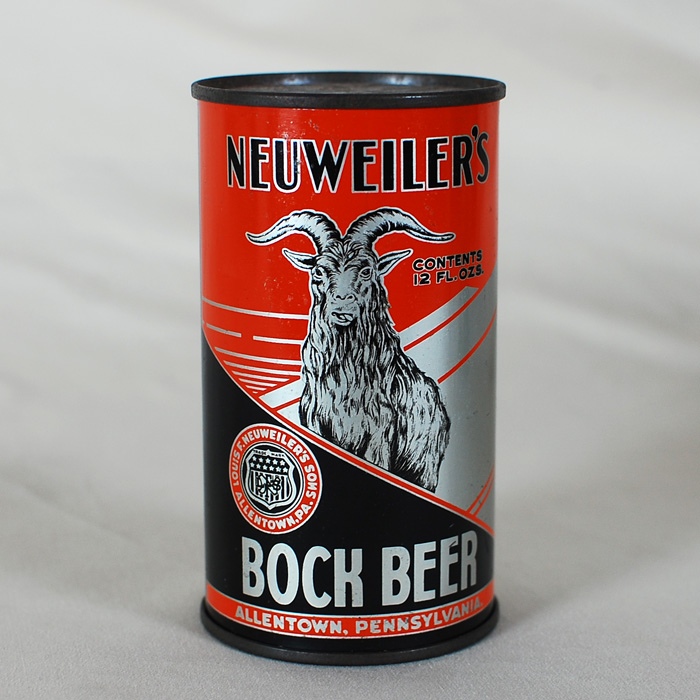 Neuweiler's Bock Beer Can Beer