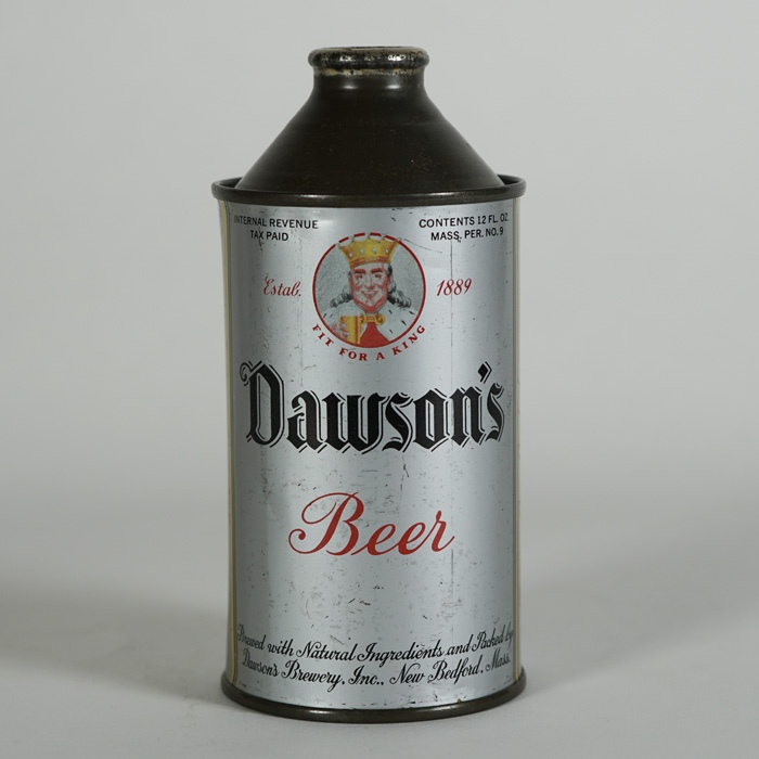 Dawsons Beer Cone Top Can Beer