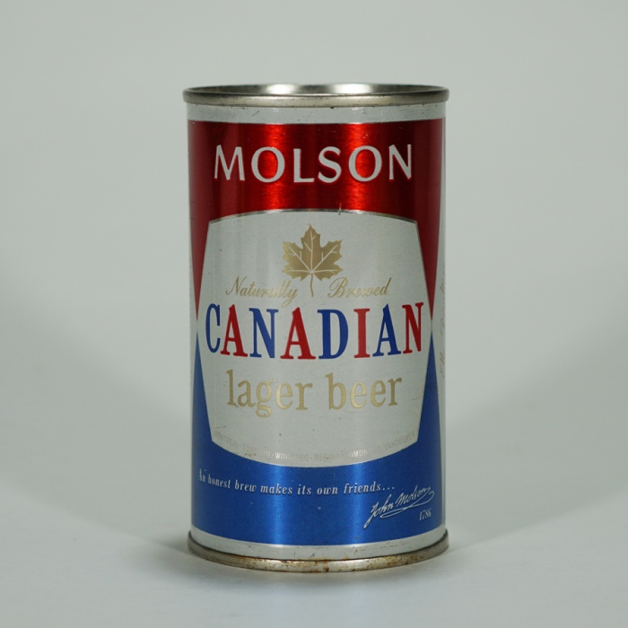 Molson Canadian Lager Beer Flat Top Beer
