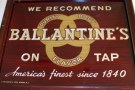 Ballantine "We Recommend" Sign Photo 2