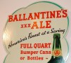 Ballantine's Ale Quart Cone Diecut Photo 3