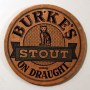 Burke's Stout On Draught - Thin Union Label Photo 2