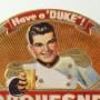 Duquesne Pilsener Beer Foil-Over-Cardboard Easel Back Photo 2