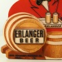 Erlanger Beer Die Cut Waiter Composite Sign Photo 3