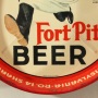 Fort Pitt Beer Running Waiter Metal Coaster Photo 3