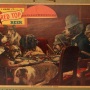 Red Top Beer Hanging Cardboard Sign with Dogs Photo 3