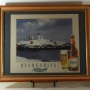 Narragansett Lager Beer Maine Sea Coast Framed Sign Photo 2