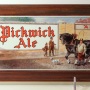 Pickwick Ale Horse Team Framed Tin Sign Photo 2