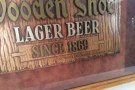 Wooden Shoe Lager Sign Photo 2