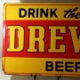 Drewrys Beer And Ale Embossed Tin Sign Photo 2