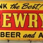 Drewrys Beer And Ale Embossed Tin Sign Photo 3