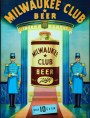 Milwaukee Club Beer "Only 10 Cents A Can" Framed Cardboard Sign Photo 2