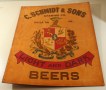 C. Schmidt & Sons Light & Dark Beers Pre-Pro Wood Sign Photo 7