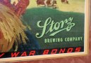 Storz Beer "Pass The Ammunition" Framed Cardboard Sign Photo 4