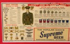 Supreme Beer Army Navy Identifier Sign Photo 3