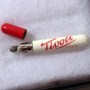Tivoli Beer Red/White "Bullet" Lighter Photo 3