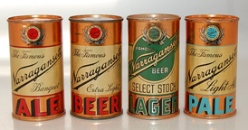 Narragansett Beer Can Set