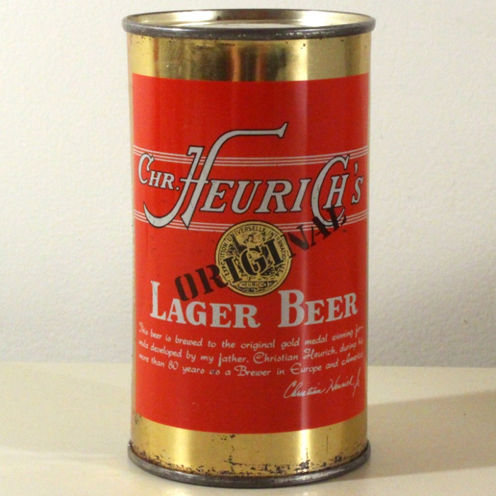 Chr. Heurich's Original Lager Beer 081-37 at Breweriana.com