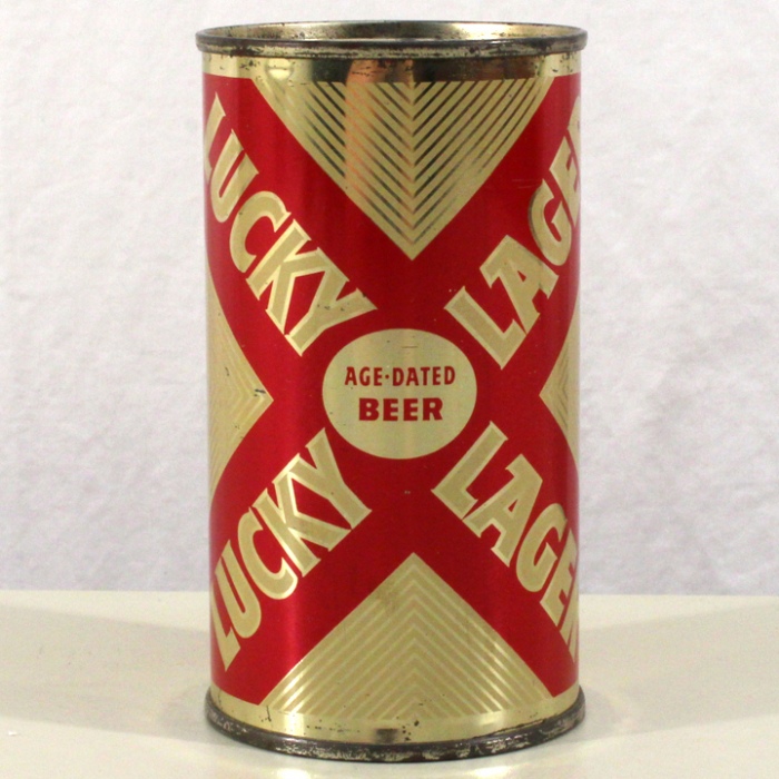 Lucky Lager Age Dated Beer 093-18 Beer