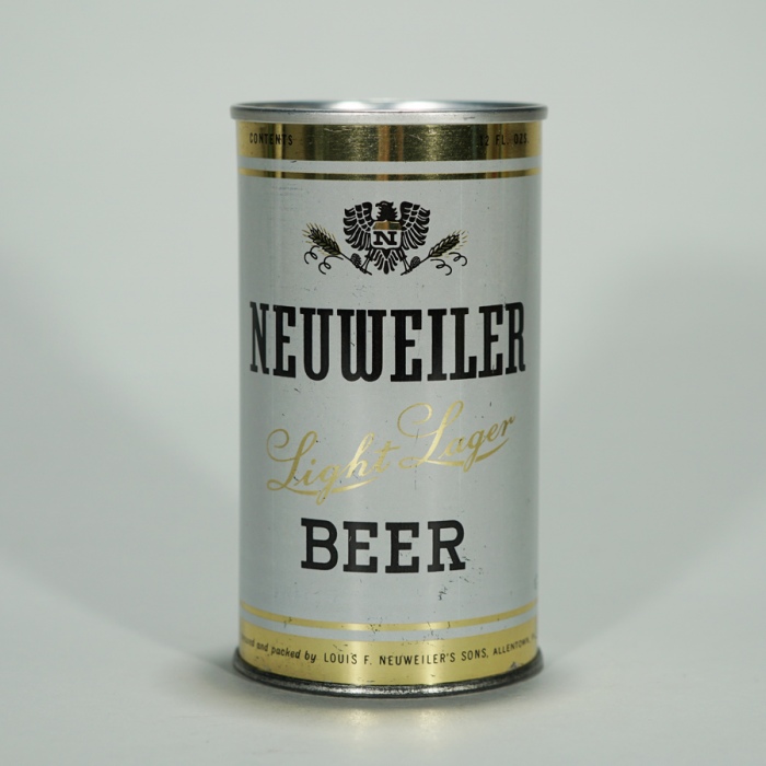 Neuweiler Light Lager ZIP TOP 98-10 Beer
