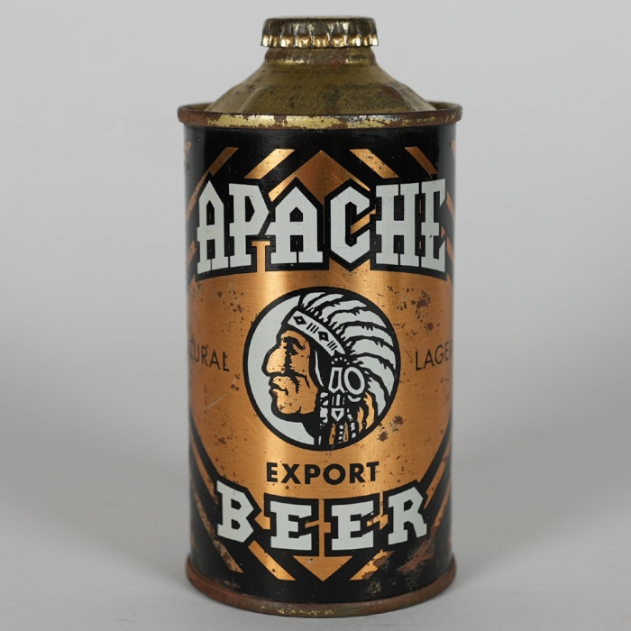 Apache Export Beer Cone Top Can 150-18 RARE Beer