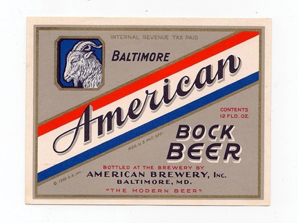 American Bock Beer Beer