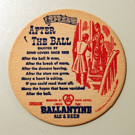 Ballantine Ale & Beer - Songs - "After The Ball" Beer