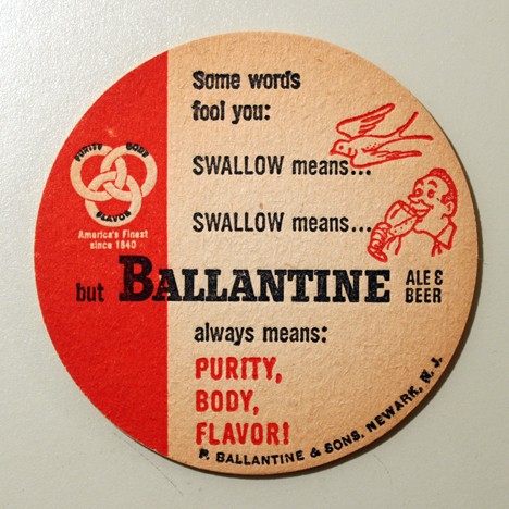 Ballantine Ale & Beer - Swallow (Early Version) Beer
