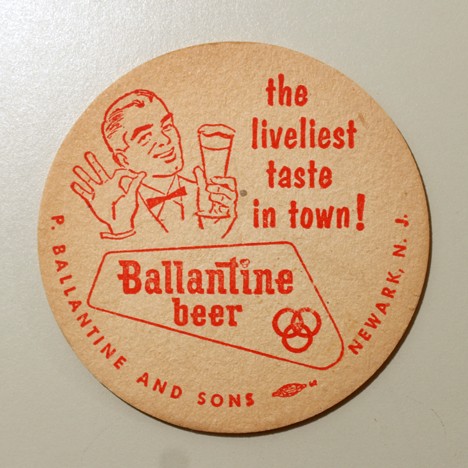 Ballantine Beer - "The Liveliest Taste In Town!" Beer