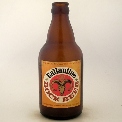 Ballantine Bock Beer Steinie Beer