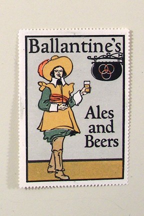 Ballantine's Ales And Beer Poster Stamp (Cinderella) Beer
