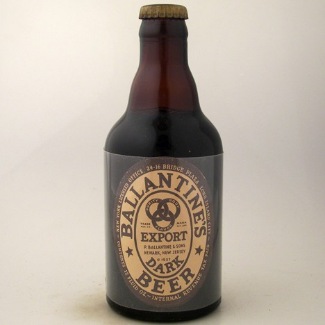 Ballantine's Export Dark Beer Steinie Beer