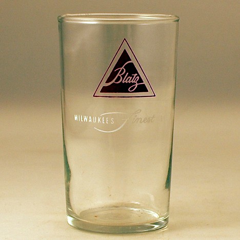 Blatz Milwaukee's Finest Sample Glass Beer