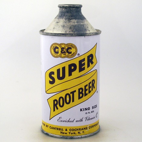 C&C Super Root Beer at Breweriana.com