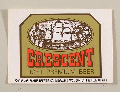 Crescent Light Premium Beer (Test Label) Beer