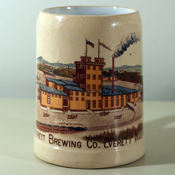 Everett Brewing Co. Factory Scene Mug Beer
