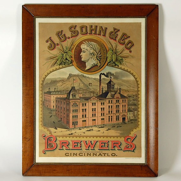 J.G. Sohn & Co Lithograph Beer