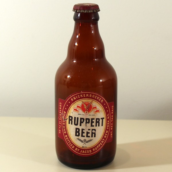 Jacob Ruppert Knickerbocker Beer Steinie Beer