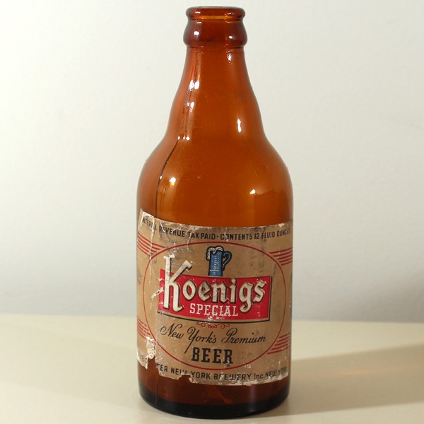 Koenig's Special Premium Beer Steinie Bottle Beer