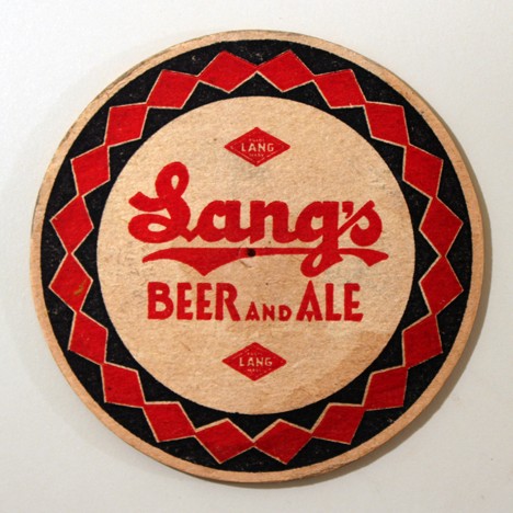 Lang's Beer And Ale Red & White Diamonds Beer