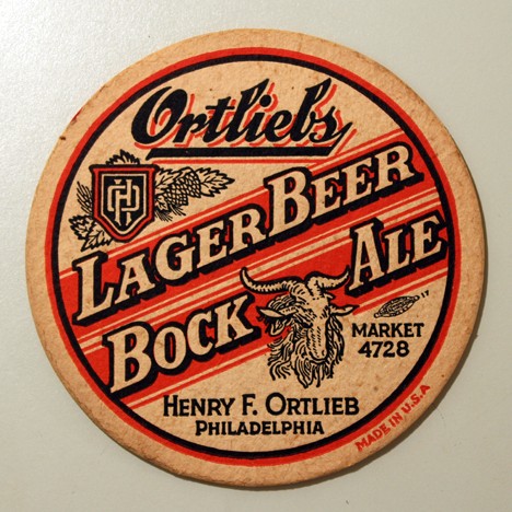 Ortlieb's Lager Beer - Bock Ale w/ Printer's Bug Beer