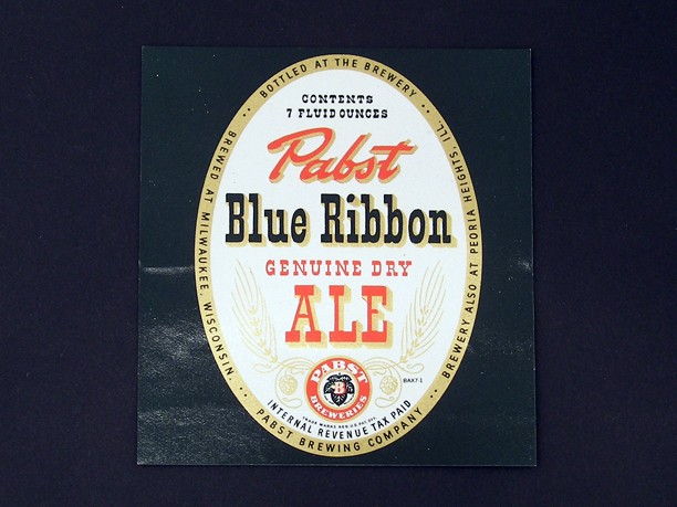 Pabst Blue Ribbon Genuine Dry Ale 7 Ounce Beer
