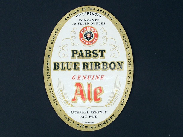 Pabst Blue Ribbon Genuine Dry Ale Hi Strength Beer