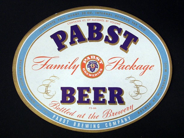 Pabst Family Package Beer One Quart Beer