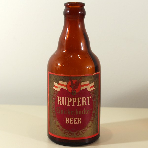 Ruppert Knickerbocker Beer Steinie Beer